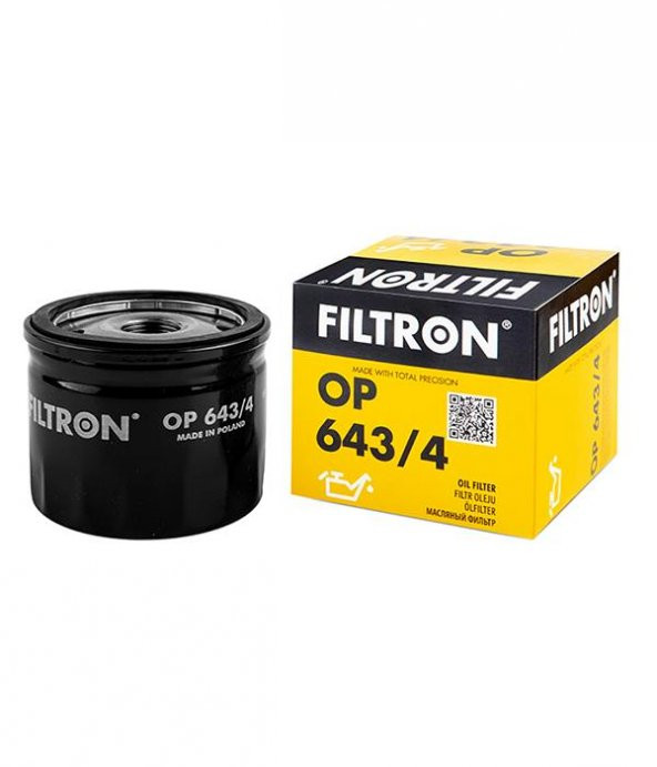 OP 643/4 Dacia Sandero 1.5 Dci 2009-2013 Filtron Yağ Filtresi ürün görseli 1