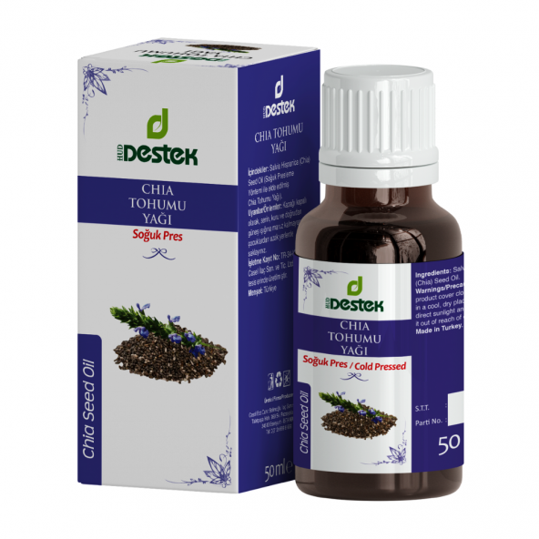 DESTEK CHİA YAĞI 50 ML ürün görseli 1