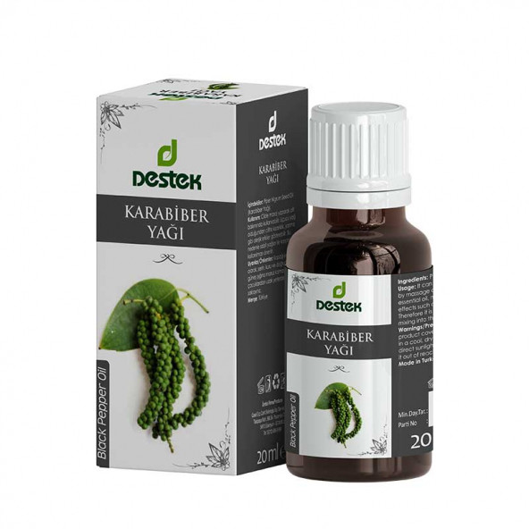DESTEK KARABİBER YAĞI 20 ML ürün görseli 1
