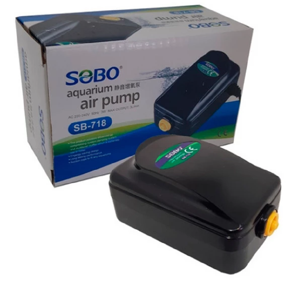 Sobo Tek Çıkışlı Mini Hava Motoru SB-718 3W 3 Lt/dak ürün görseli 1