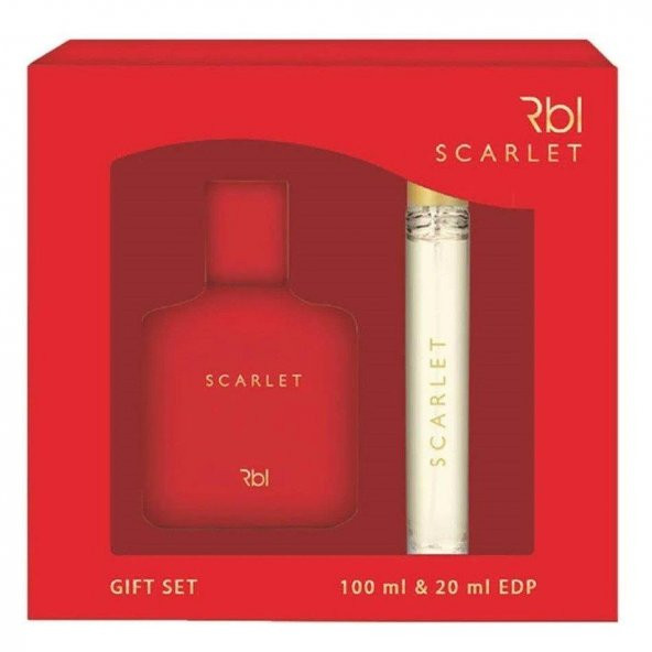 Rebul Kadın Edt 100ML + 20ML Kalem Scarlet Bayan Parfüm Seti ürün görseli 1