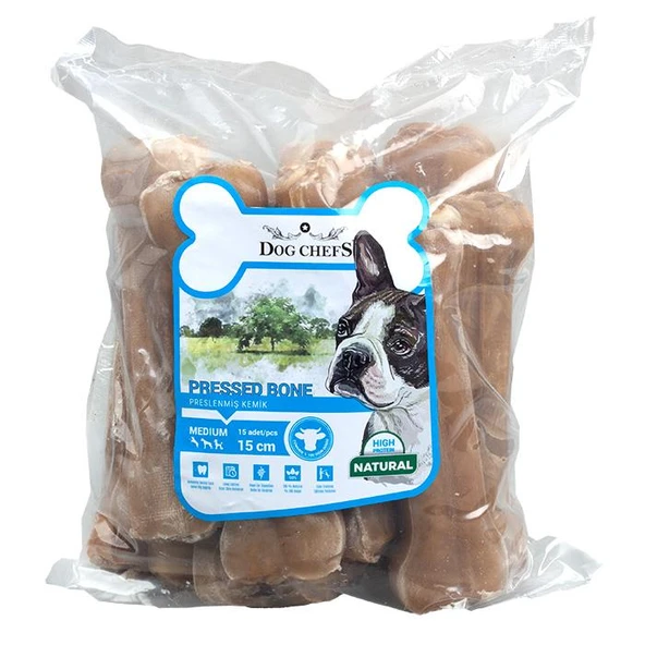 Dog Chefs Naturel Kemik 15 Cm 15 li Paket ürün görseli 1