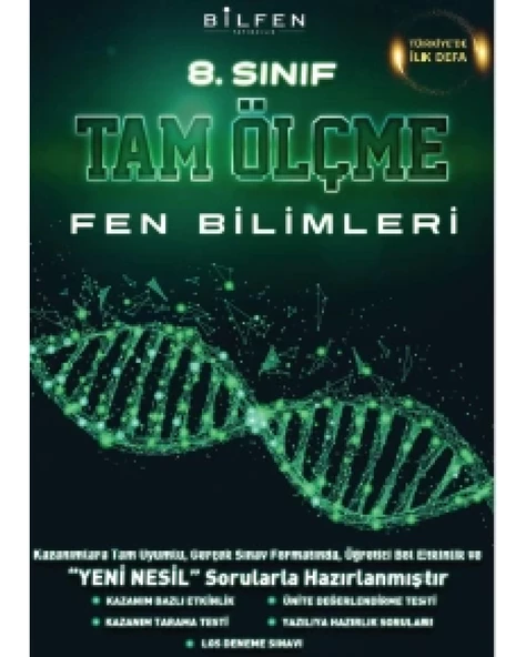 8. SINIF FEN BİLİMLERİ TAM ÖLÇME ürün görseli 1