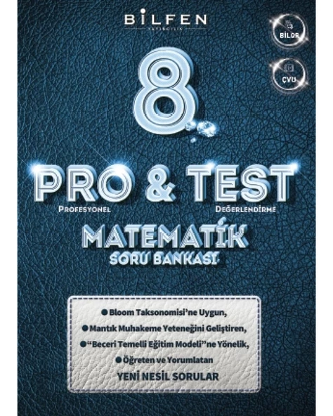 8. SINIF PRO&TEST MATEMATİK SORU BANKASI ürün görseli 1