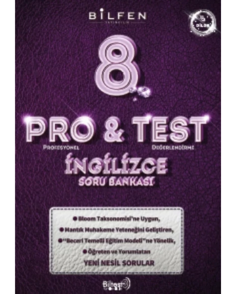 8. SINIF PRO&TEST İNGİLİZCE SORU BANKASI ürün görseli 1