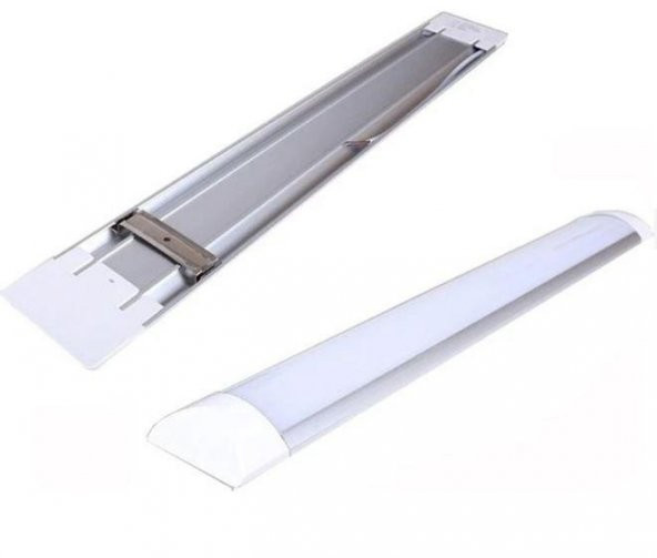 LED  BANT Armatür  BEYAZ 18W 60CM OOKAY 1260LM 6500K 1 ADET FİYATIDIR ürün görseli 1