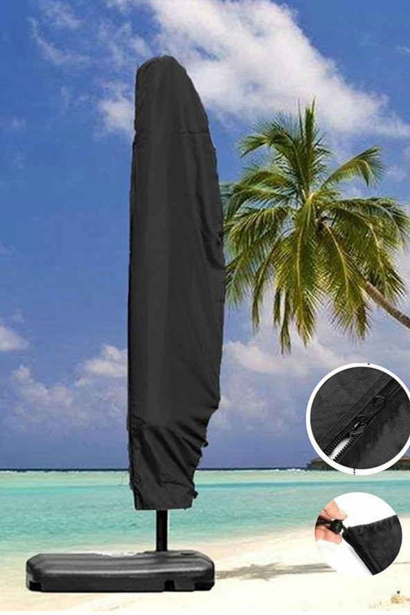 Banana Muz Ampul Şemsiye  Koruma Örtüsü Fermuarlı Bahçe Çadırı Yağmur Koruma Şemsiyesi Kılıfı Örtü ürün görseli 1