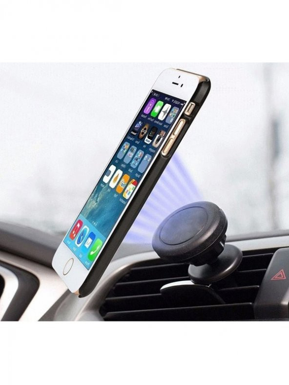 Oynar Başlıklı Mıknatıslı Araç Içi Telefon Tutucu Kalorifer Klima Havalandırma Gps Navigasyon Tutucu ürün görseli 1
