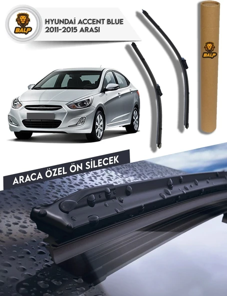 Hyundai Accent Blue Muz Silecek Takımı 2011-2015 Arası ürün görseli 1