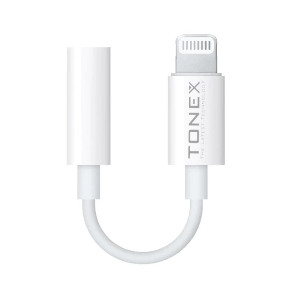 Tonex AX-01 Lightning 3.5mm Jack Dönüştürücü Kulaklık Kablosu ürün görseli 1