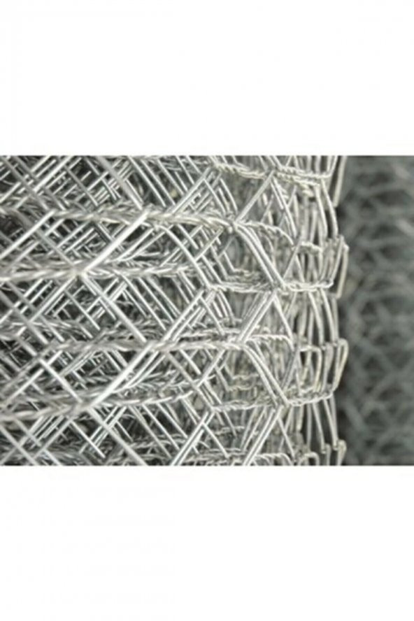 150cm Eninde 20m Uzunluğunda1.30MM KALINLIĞINDA 7CMX7CM GÖZ ARALIKLI Galvanizli Bahçe Teli  Çit Teli Örgü Tel ürün görseli 1