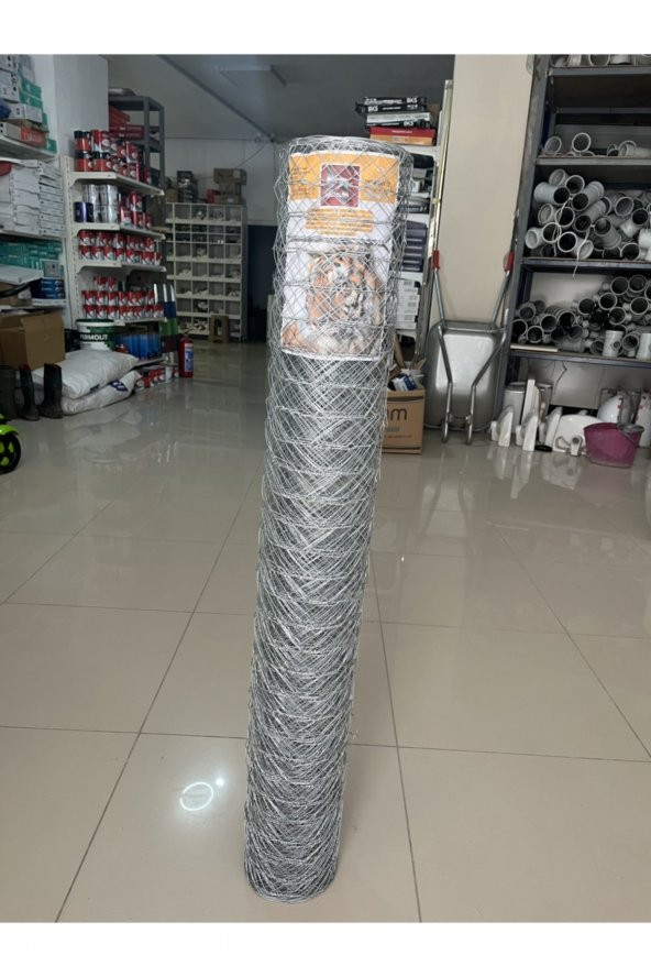 1.50 Cm Yüksekliğinde 20 Mt Uzunluğunda 7X7 Göz 1.1 Mm Kalınlığında Bahçe Çit Teli ürün görseli 1