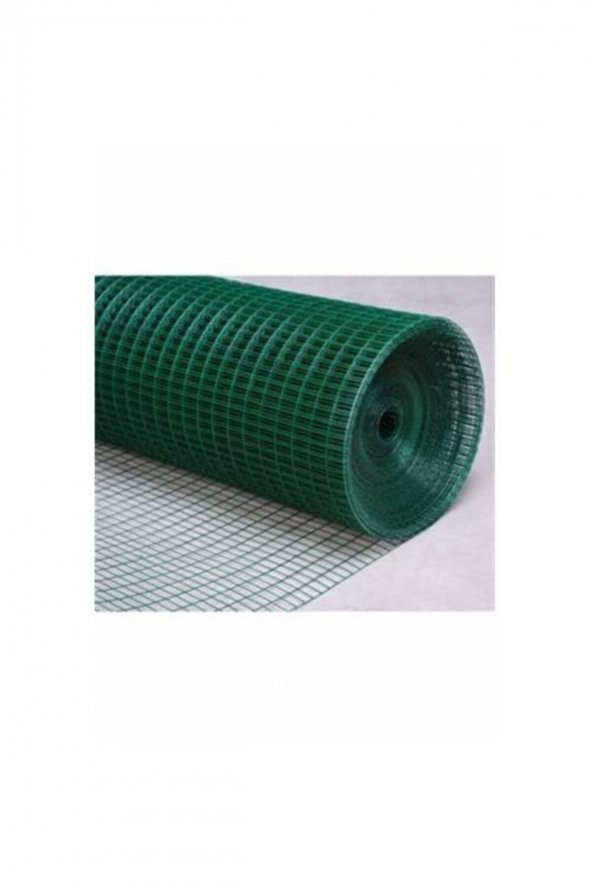 Pvc Kaplı Puntalı Tel 150cm en1,2cm x1.2cmGöz Aralık 25M Uzunluk ,09mm kalınlık kümes teli- kafes teli-kuş teli ürün görseli 1