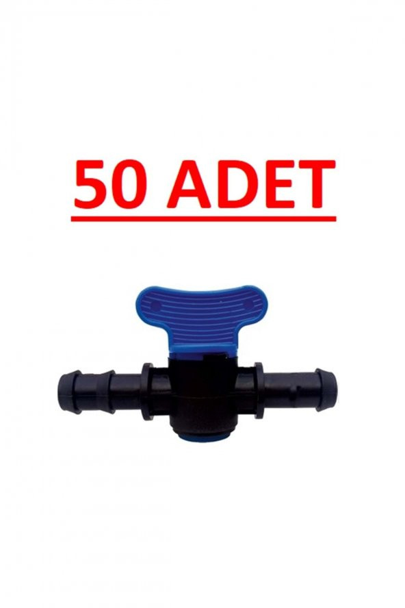 16x16 Kurtağzı Conta Çıkışlı Mini Vana Damlama 50li Paket ürün görseli 1
