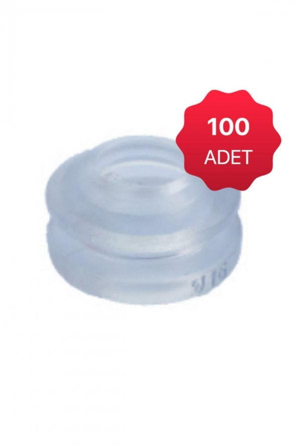 SENKRON-Damlama Kanallı Şeffaf Conta 16mm ( 100 Adet ) ürün görseli 1