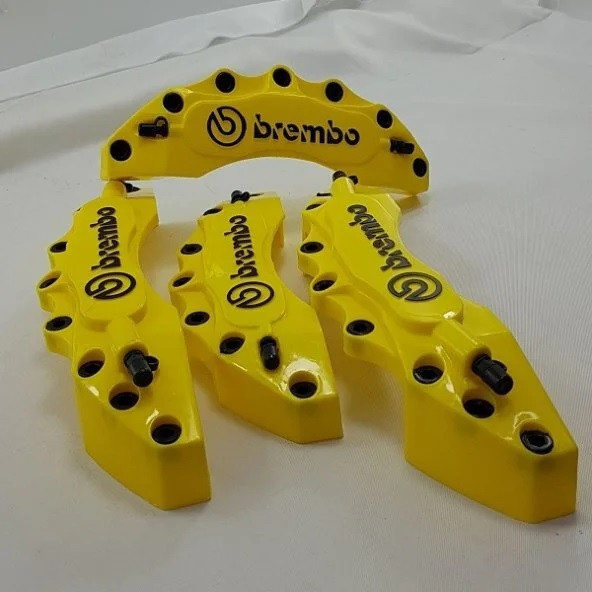 Kaliper Kapağı Brembo Kabartmalı 4'lü Set Sarı ürün görseli 1
