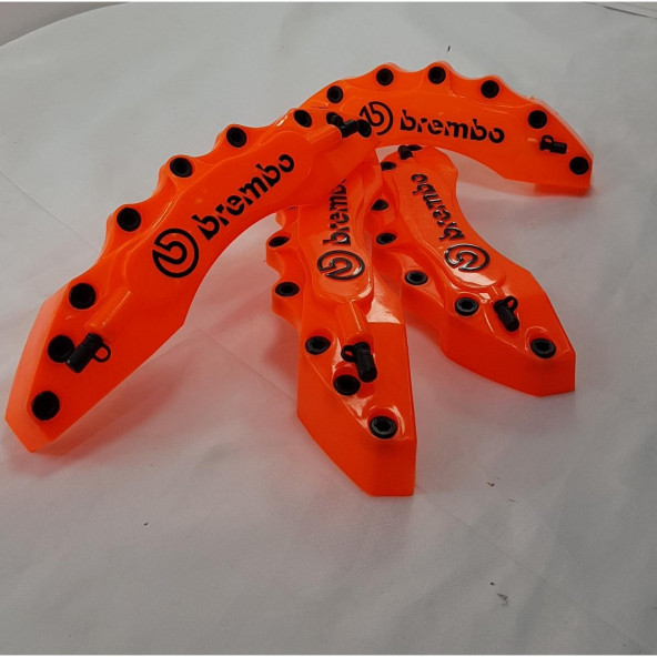 Kaliper Kapağı Brembo Kabartmalı 4'lü Set Turuncu ürün görseli 1