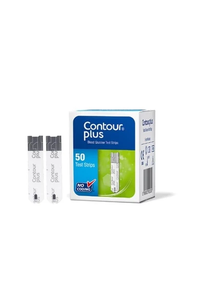 Contour Plus Test Stribi 50'Li (SKT:04/2027) ürün görseli 1