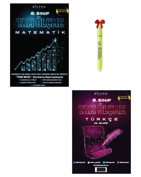 LGS 8.Sınıf Tam Ölçme Matematik ve Türkçe Soru Bankası ürün görseli 1