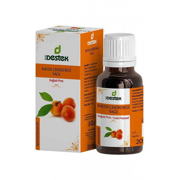 DESTEK KAYISI ÇEKİRDEĞİ YAĞI 20 ML ürün görseli 1