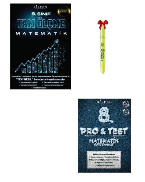 LGS 8.Sınıf Tam Ölçme ve Protest Matematik Soru Bankası ürün görseli 1