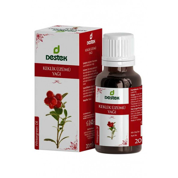 DESTEK KEKLİK ÜZÜMÜ YAĞI 20 ML ürün görseli 1