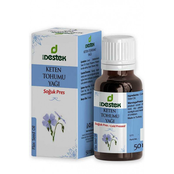 DESTEK KETEN TOHUMU YAĞI 50 ML ürün görseli 1