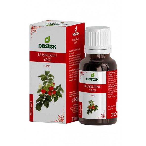 DESTEK KUŞBURNU YAĞI 20 ML ürün görseli 1