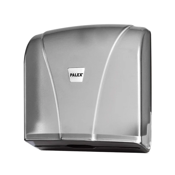 Omnipazar PLX 3464-2 Z Katlı Kağıt Havlu Dispenseri Şeffaf-Füme ürün görseli 1