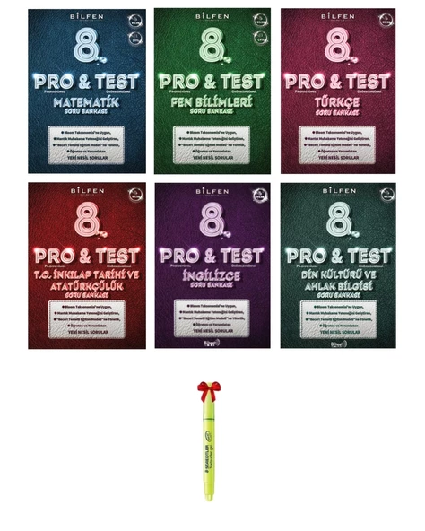LGS 8.Sınıf PROTEST Soru Bankası FULL Set ( 6 Kitap ) ürün görseli 1