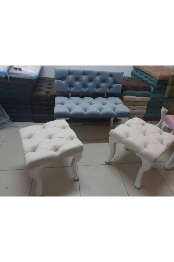 ÜNÜVAR KONSEPT Bench Puf - Tekli - Resim 2