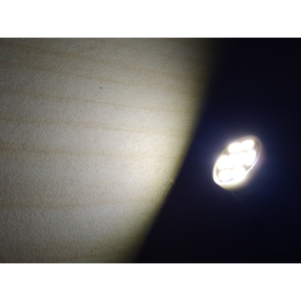 T10 DİPSİZ LED AMPUL (8 ÇİPLİ) BEYAZ 12V (1ADET FİYATI) T10 PARK, SİNYAL, PLAKA AMPULU ürün görseli 1
