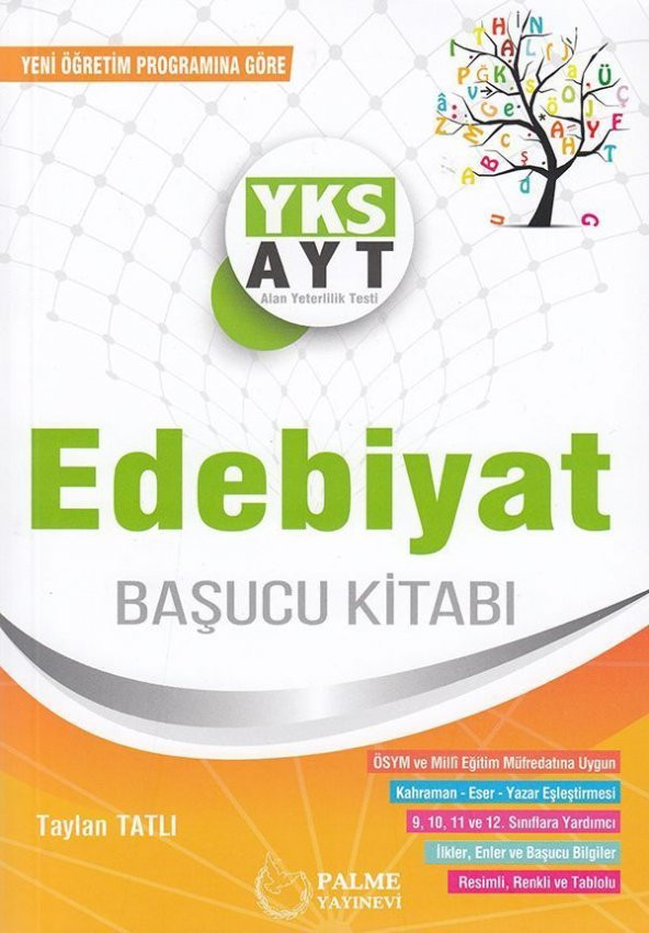 AYT Edebiyat Başucu Kitabı Palme Yayınları ürün görseli 1