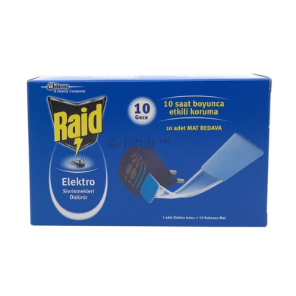 Raid Elektromat Isıtıcı + 10 Mat Bedava ürün görseli 1