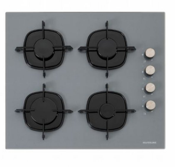 SilverLine CS5335S01 Gri 60cm Ankastre Ocak ürün görseli 1