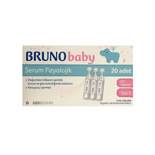 Bruno Serum Fizyolojik 5 Ml X 20 Flakon ürün görseli 1