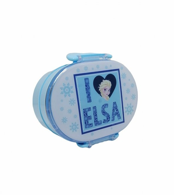 Lisanslı Elsa Mavi Yemek Seti - Resim 3