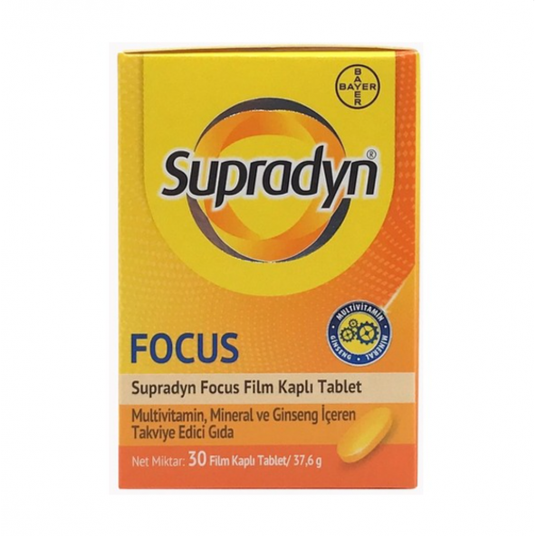 Supradyn Focus 30 Tablet ürün görseli 1