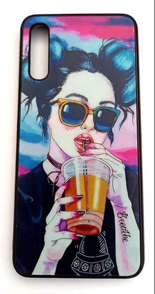 Samsung Galaxy A50 Resimli Orta Sert Slikon Kılıf ürün görseli 1