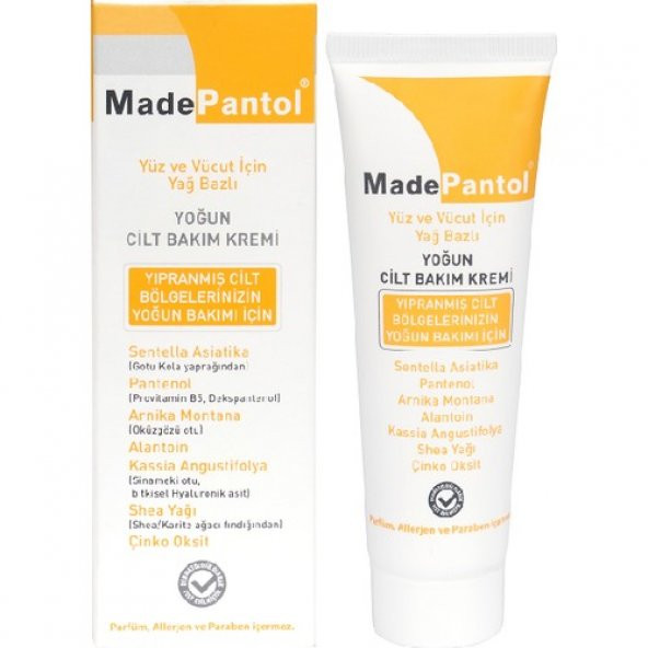 Madepantol Dermadolin Yağ Bazlı Yoğun Bakım Kremi 50 ml (Yüz/Vücut) ürün görseli 1