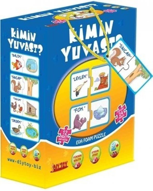 Kimin Yuvası? Puzzle  8513 ürün görseli 1
