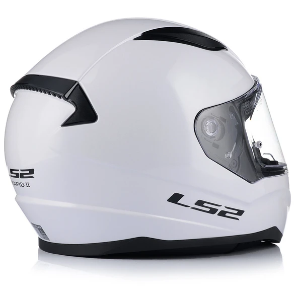 Ls2 Rapıd 2 Beyaz Fullface Motosiklet Kaskı - Resim 4