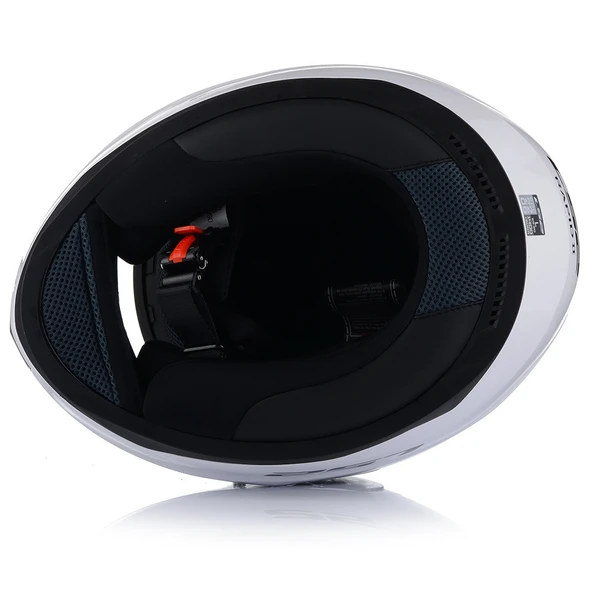 Ls2 Rapıd 2 Beyaz Fullface Motosiklet Kaskı - Resim 6