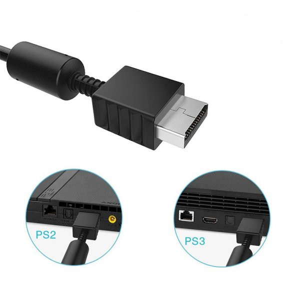 playstation 2-3 PS2-PS3 AV-Out Kablosu - Resim 3