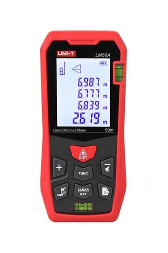 UNİ-T Lazer Mesafe Ölçer LM50A 50 Metre ürün görseli 1