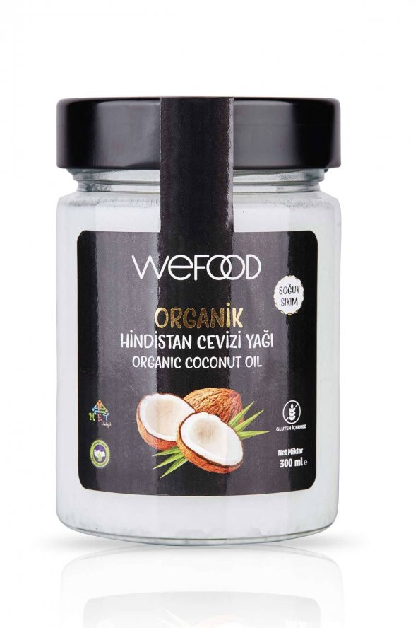Organik Hindistan Cevizi Yağı 300 ml (Soğuk Sıkım) ürün görseli 1