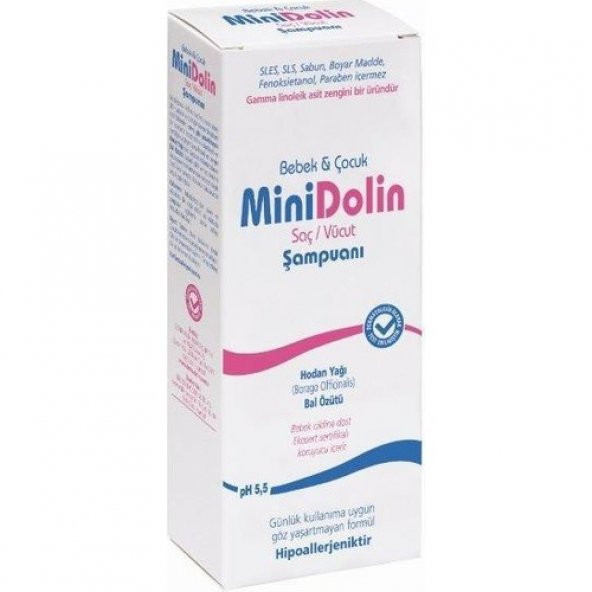 Minidolin Saç Ve Vücut Şampuanı 250 Ml ürün görseli 1