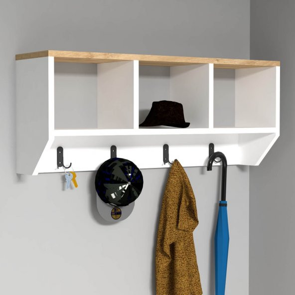 Emkawood Samhanger Portmanto - Resim 3