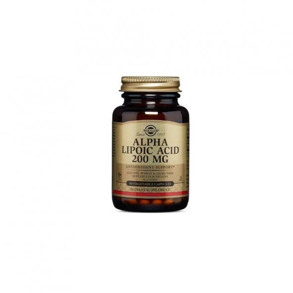 Alpha-Lipoic Acid 200 mg Takviye Edici Gıda 50 Kapsül ürün görseli 1