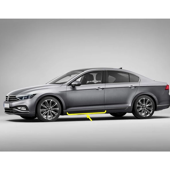 VW Passat B8.5 2020-2022 Sol Ön Kapı Bandı Çıtası Kromaj 3G0853331A ürün görseli 1